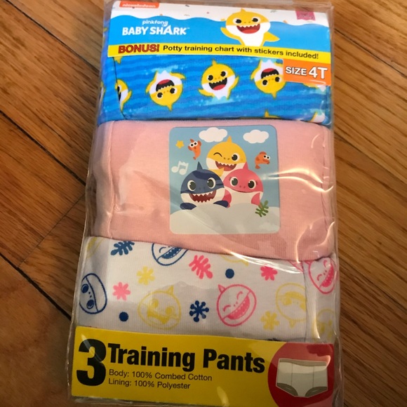 Pinkfong Accessories Sold Fbmp Baby Shark Potty Training Pants Size
